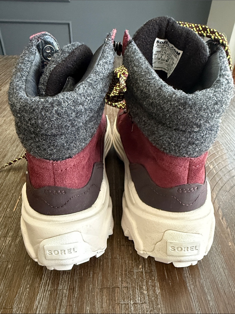 Sorel Kinetic Conquest Winter Waterproof Durable Chunky Sole Ankle Boots Sz 8 - Picture 4 of 13